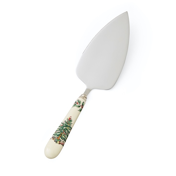 Spode Christmas Tree Cake Knife Server - Picture 2 of 5